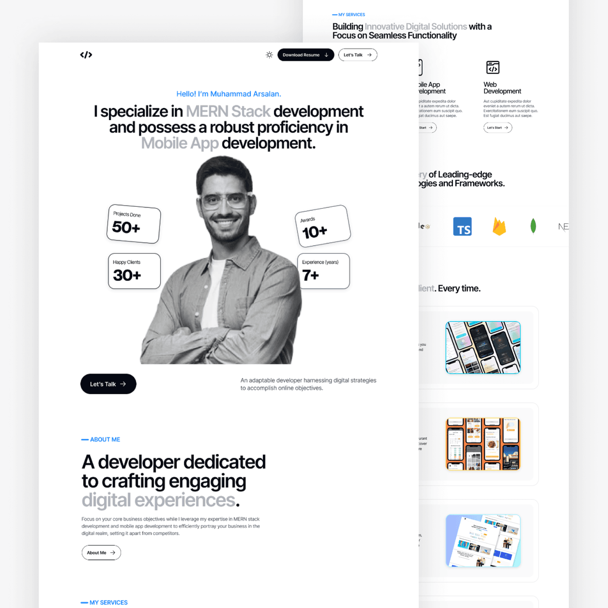 Personal Portfolio Website