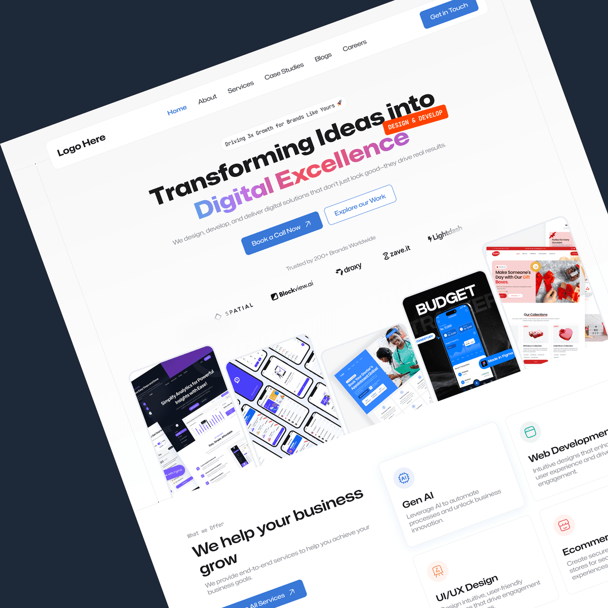 Agency Landing Page